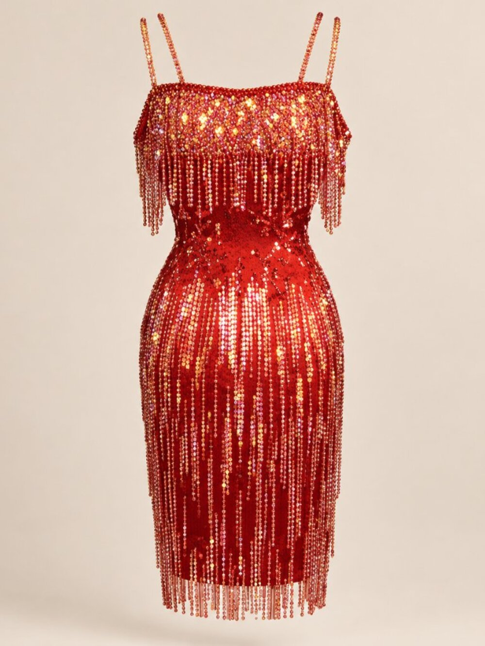 Couture Swarovski Crystals Runway Fringes Cocktail Prom Party Pageant Dress Gown